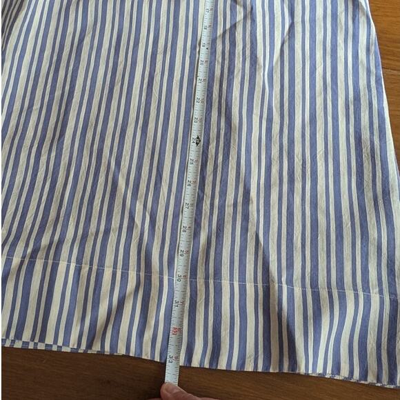 NWT Doen Marne Striped Silk-voile Mini Dress In Blue, size XS - Picture 6 of 8